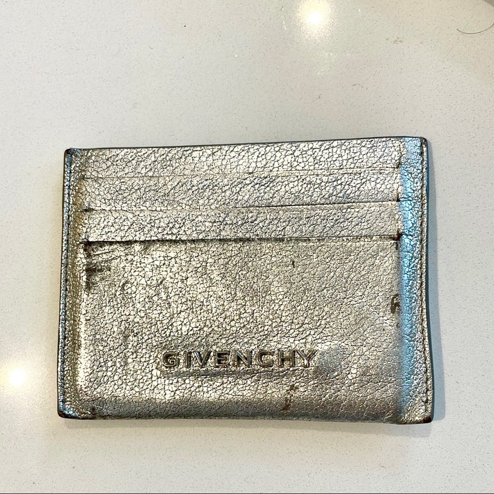 Givenchy Card Case Holder, Silver